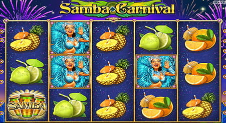 En meget givende multiplikator p? online slottet Samba Carnival