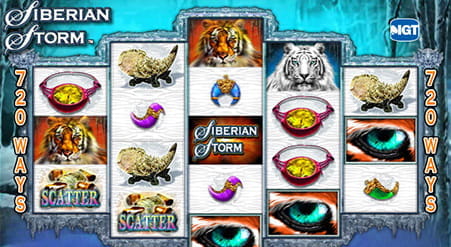 Siberian Storm overbeviser med dets s?rlige slot struktur