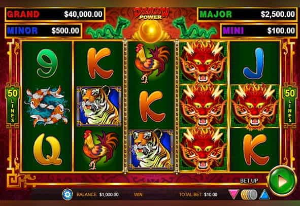 Demo play of the Wild Streak Gaming slot, Dragon Power.