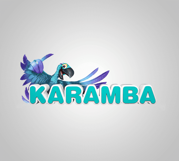 The Karamba Casino logo with the parrot mascot.