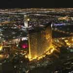 The Wynn Las Vegas and Wynn’s Encore location on the Las Vegas Strip at night.